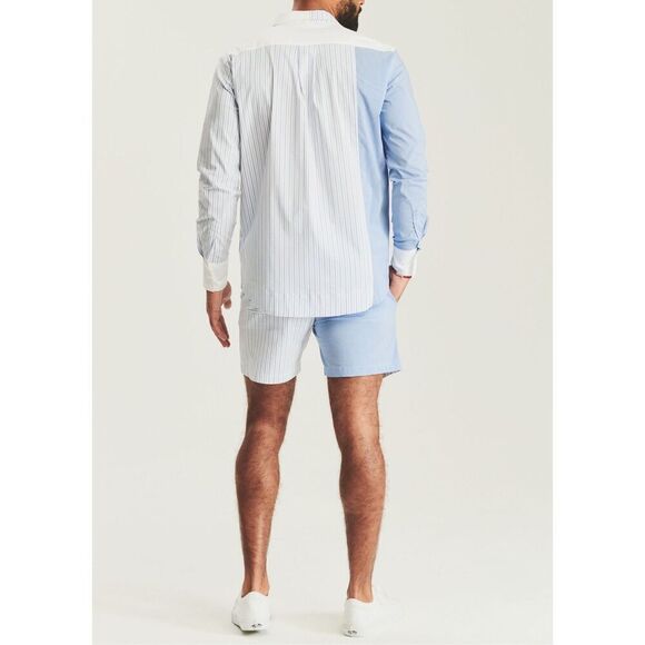 New Ser.o.ya NYC Teagan Button Down Striped Shirt - Picture 2 of 11